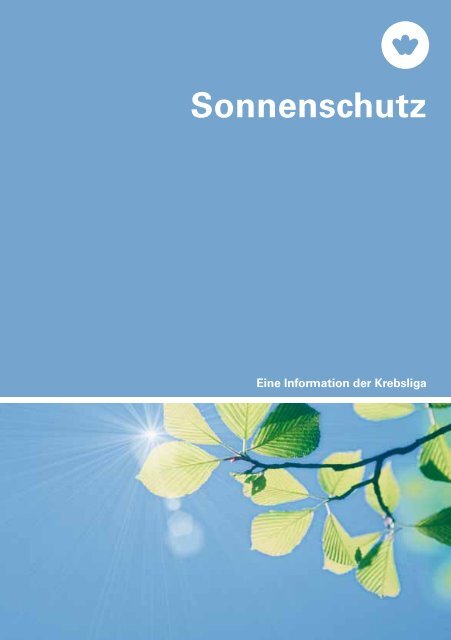 XXXXX Sonnenschutz - Krebsliga Schweiz
