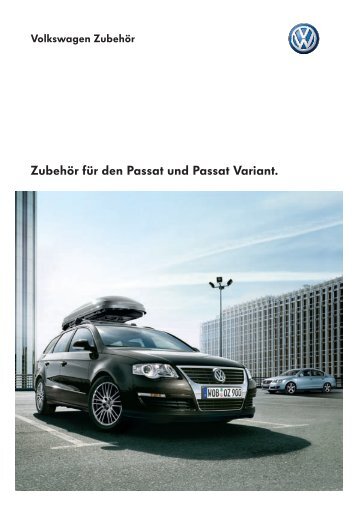 Zubehör für den Passat und Passat Variant.