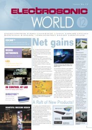 ES World newsletter a/w - Electrosonic