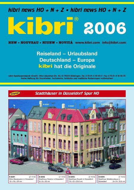 Reiseland – Urlaubsland Deutschland – Europa hat die Originale