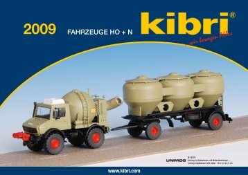 Rail-bound vehicles S. 34 - Kibri