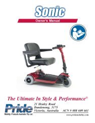 AUS Sonic (sc52) om.p65 - Pride Mobility Products