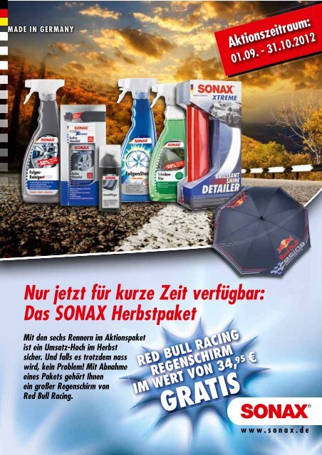 Das SONAX Herbstpaket - Autoteile-Müller Heidenau