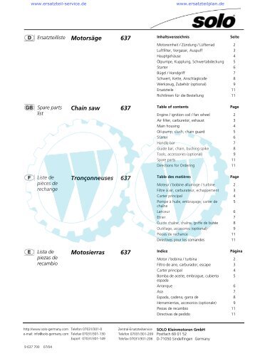 Motorsaege Solo 637.pdf - Ersatzteilplan