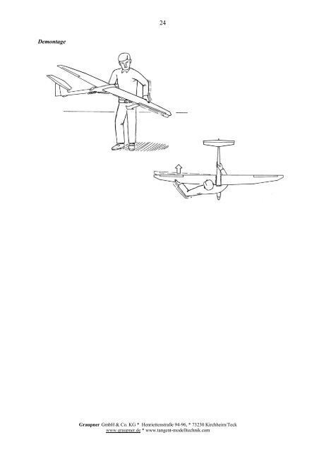 Bauanleitung Pilatus Graupner - TANGENT - Modelltechnik