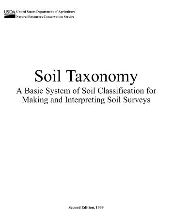 Soil Taxonomy, 2nd Edition - ITC