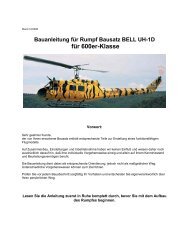 Bauanleitung Bell UH-1D TREX 600 - Docu-and-Info