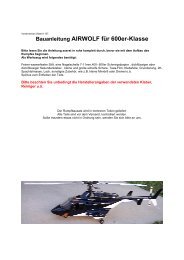 Bauanleitung AIRWOLF für 600er-Klasse - Docu-and-Info