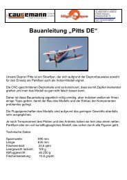 Bauanleitung „Pitts DE“ - Causemann