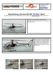 Bauanleitung „Ecureuil AS 350“ für Eolo / Spirit - Causemann