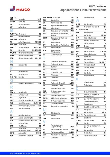 Systemauswahl - Siblik Elektrik Ges.m.b.H. & Co. KG