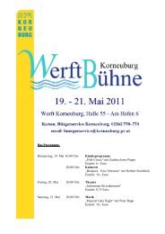 Das Programm: Donnerstag, 19. Mai 16:00 Uhr ... - Korneuburg