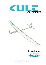 Bauanleitung Kult Elektro Graupner2 - TANGENT - Modelltechnik