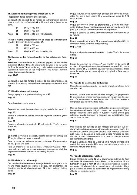 Bauanleitung 03 ... 11 Building instructions 12 ... 20 ... - Multiplex