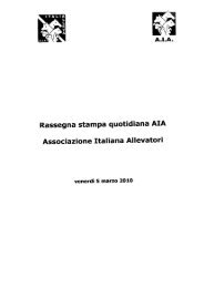 Rassegna stampa quotidiana AIA - AIA - Associazione Italiana ...
