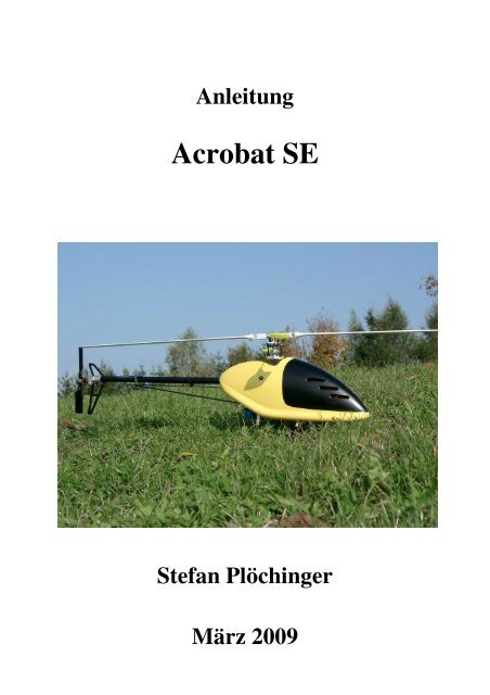 Anleitung Acrobat SE - Stefan Plöchinger