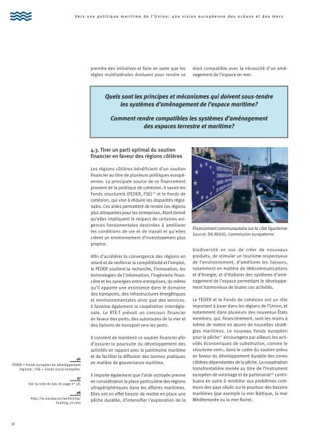 Livre vert de la Politique Maritime Européenne - Iles du Ponant