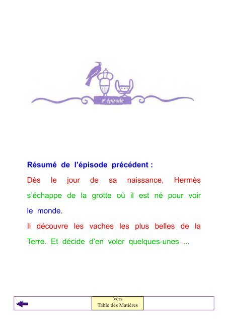 Résumé de l'épisode précédent - Le cartable fantastique