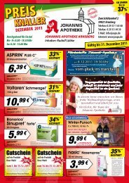 statt: 9,97 € Sie sparen - Johannis Apotheke