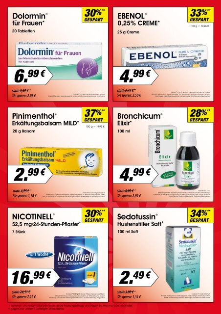 statt: 9,97 € Sie sparen - Johannis Apotheke