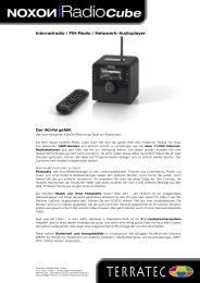 Manuall pdf Terratec NOXON iRadio Cube - Onyougo.de