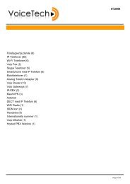 01/2008 Företagserbjudande (8) IP Telefoner (36) Wi-Fi ... - Voicetech