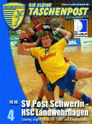 als PDF-Datei - SV Post Schwerin - Handball-Bundesliga