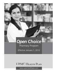 Open Choice - UPMC Health Plan