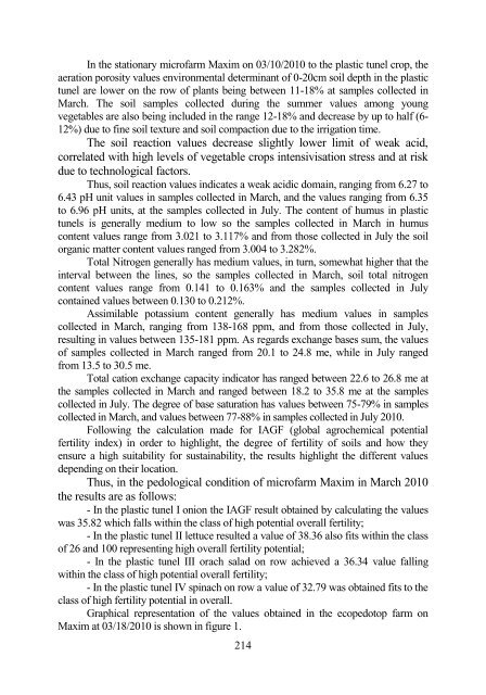 LUCRĂRI ŞTIINŢIFICE Vol. 54 NR. 2 SERIA HORTICULTURĂ