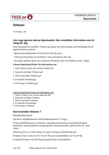 Voltaren - Staples Sweden AB