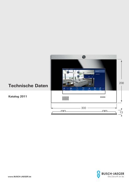 Technische Daten - Busch-Jaeger Elektro GmbH