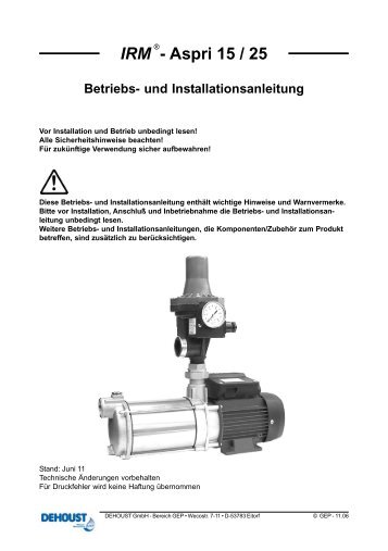 Aspri 15 / 25 - DEHOUST GmbH