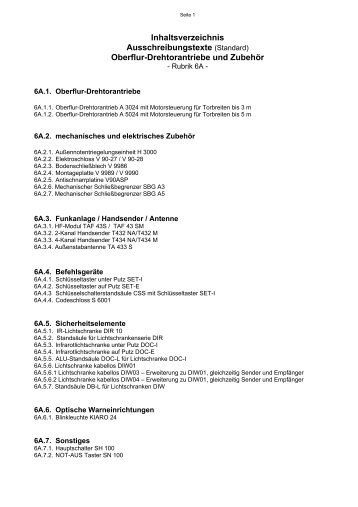 Oberflur-Drehtorantriebe und Zubehör