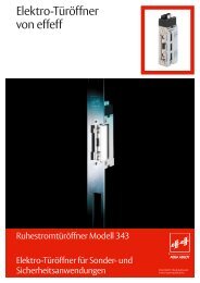 Ruhestromtüröffner 343 - Assa Abloy