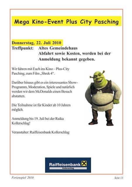 Mega Kino-Event Plus City Pasching