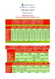 TIMETABLE / ORARI Hellenic Seaways SPORADES-VOLOS ...