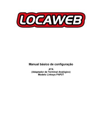 Manual básico de configuração - Locaweb - PABX Virtual