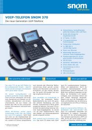 VoIP-Telefon snom 370 - net-point ag