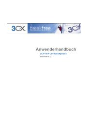 Verwenden des 3CX VoIP Client