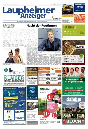 28.02.2026 Laupheimer Anzeiger