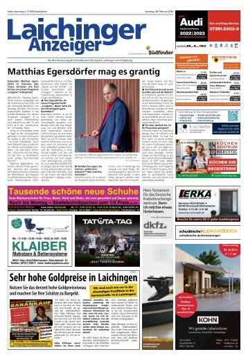28.02.2026 Laichinger Anzeiger