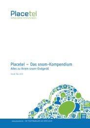 Placetel – Das snom-Kompendium