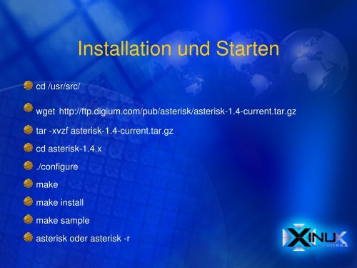 VoIP mit Asterisk unter Linux