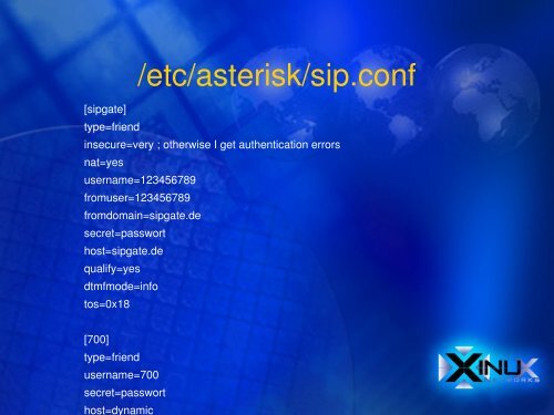 VoIP mit Asterisk unter Linux