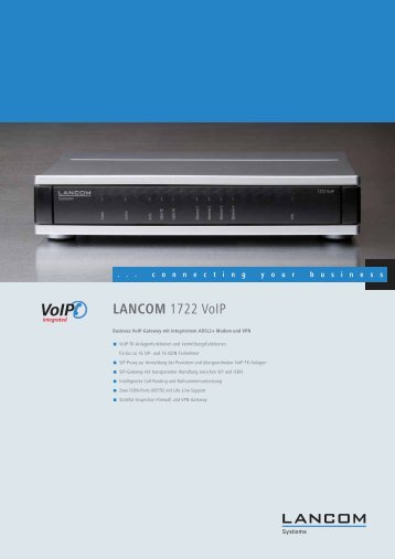 LANCOM 1722 VoIP - Computer-Tempel