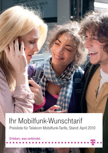 Ihr Mobilfunk-Wunschtarif - Telekom