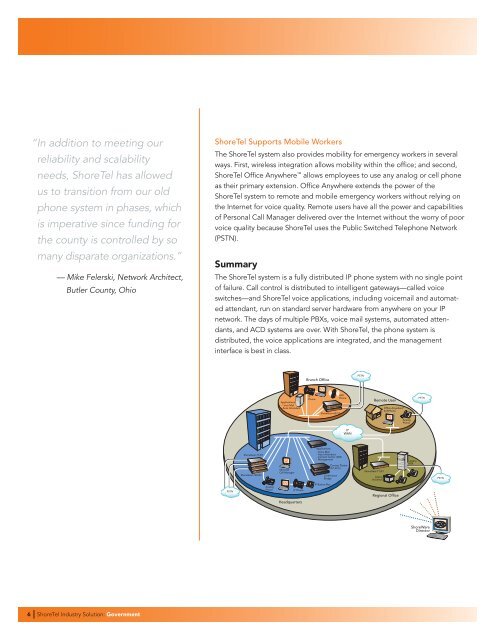 ShoreTel Government Solutions VoIP Phone System