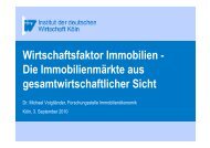 Wirtschaftsfaktor Immobilien - Die Immobilienmärkte aus ...