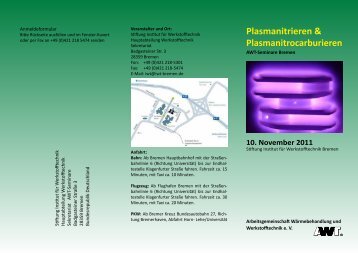 Plasmanitrieren & Plasmanitrocarburieren