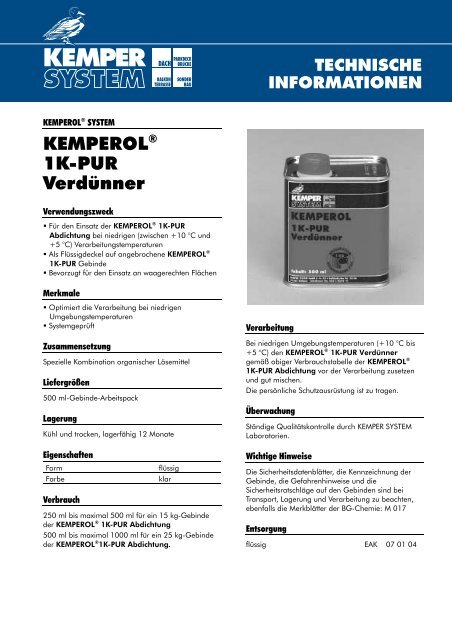 KEMPEROL 1K-PUR